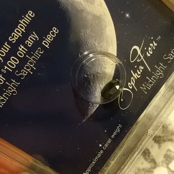 Vintage 1carat Sapphire stone Sophia Fiori NWT - Picture 2 of 5